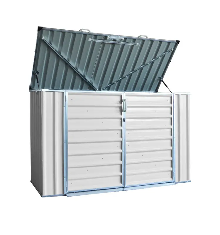 E useful metal bike shed warehouse prefab house