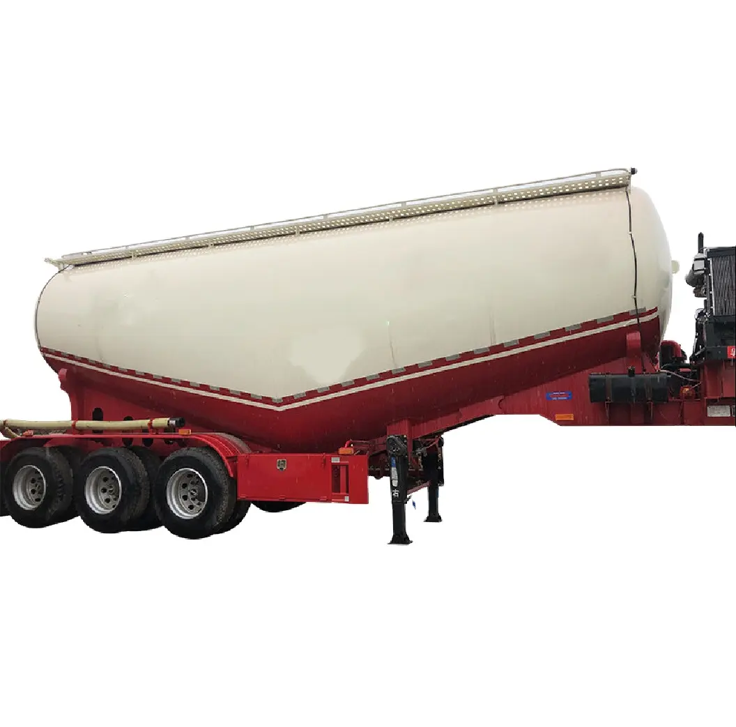 Bulk Cement Tanker Trailer Semi Truck Trailer V Type Bulk Cement Tank Fly Ash Cement Bulker Semi Truck Trailer For Sale