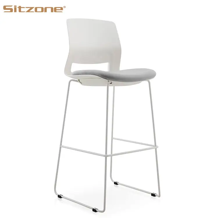 2022 Wholesale Commercial Furniture Metal Base High Bar Stool