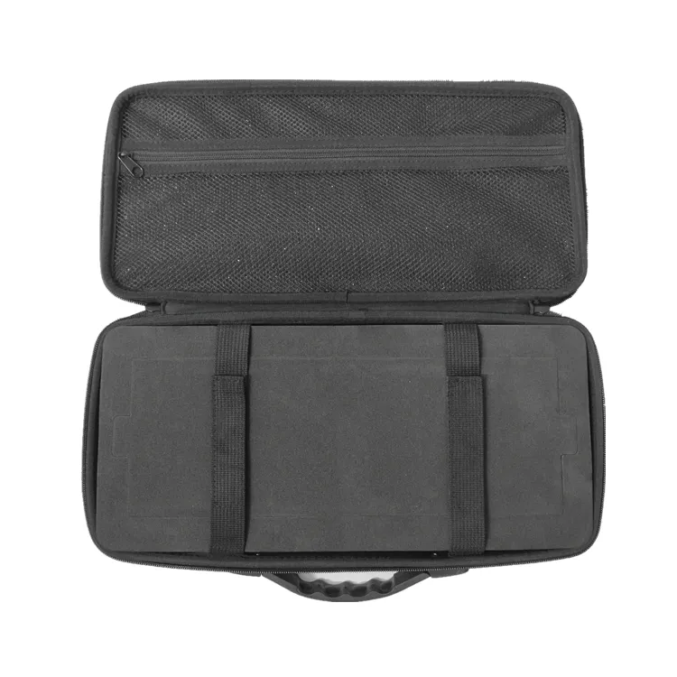 Protective Creative Custom LOGO Black Oxford EVA Gaming Keyboard Mechanical Keyboard Carry Case Eva Bag For Shock Compression