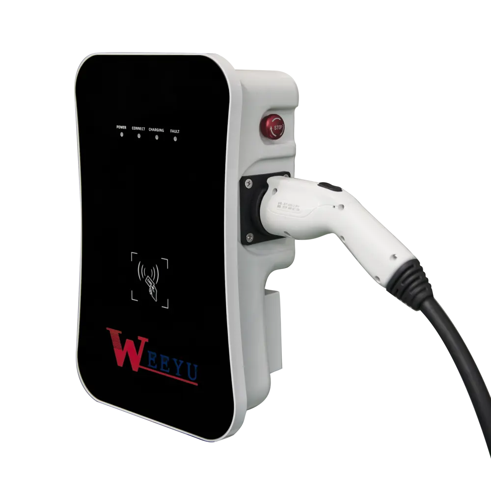 Home 7kw 32a Electric Car AC Wall-mounted EV Charging Stations For Electric Vehicles