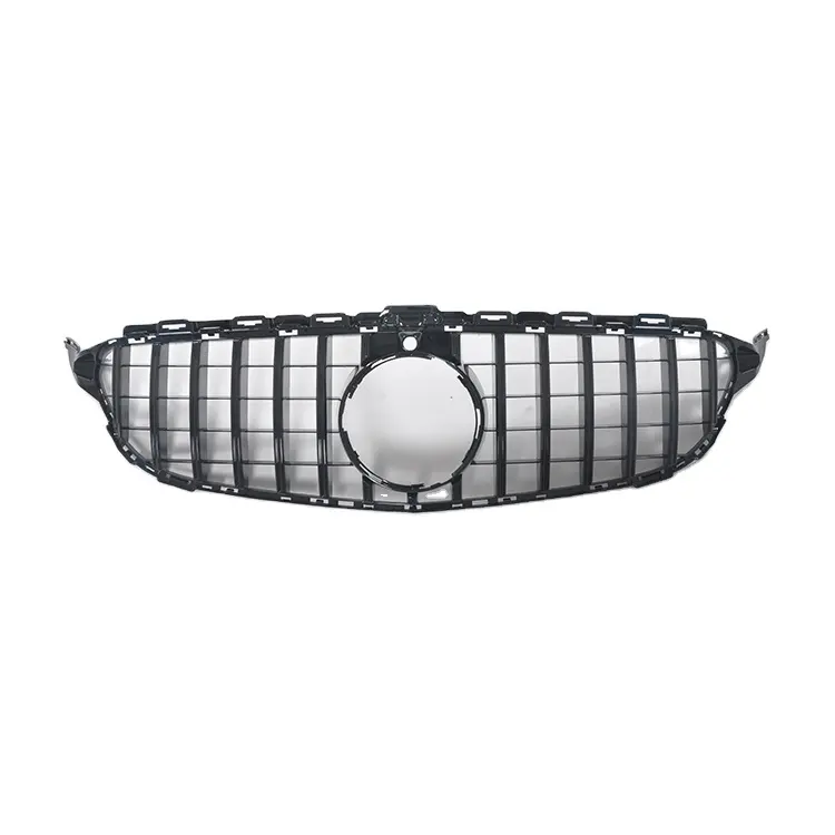 GTR Style Black Front Grille for Mercedes Benz C Class W205 2015-2018 front Grille