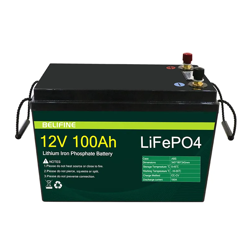 Deep cycle 12v lifepo4 battery 100ah 200ah 300ah 12 v lithium battery for Off Grid Solar Power RV Marine Boat Golf Cart