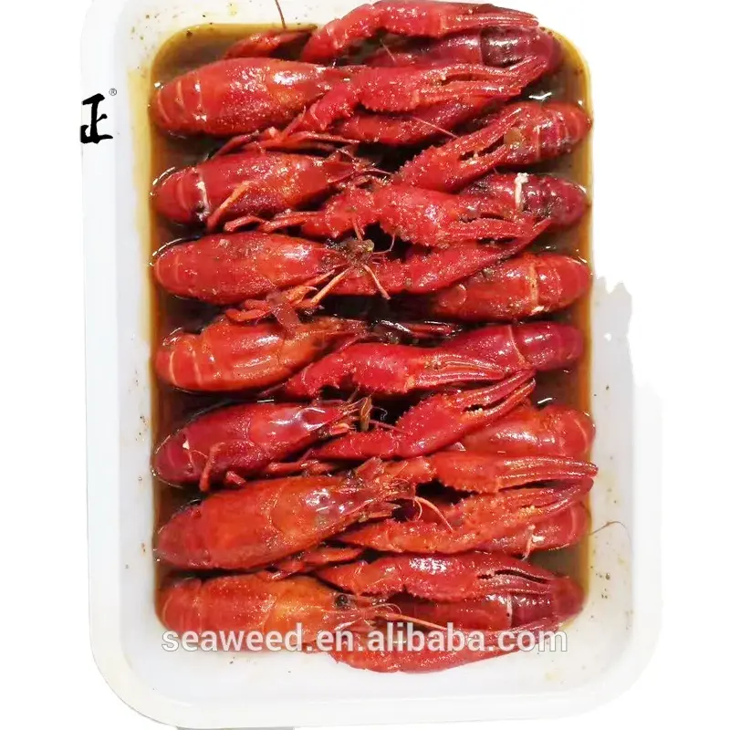 Best price and good quality seasoned cooked frozen hot and spicy crawfish