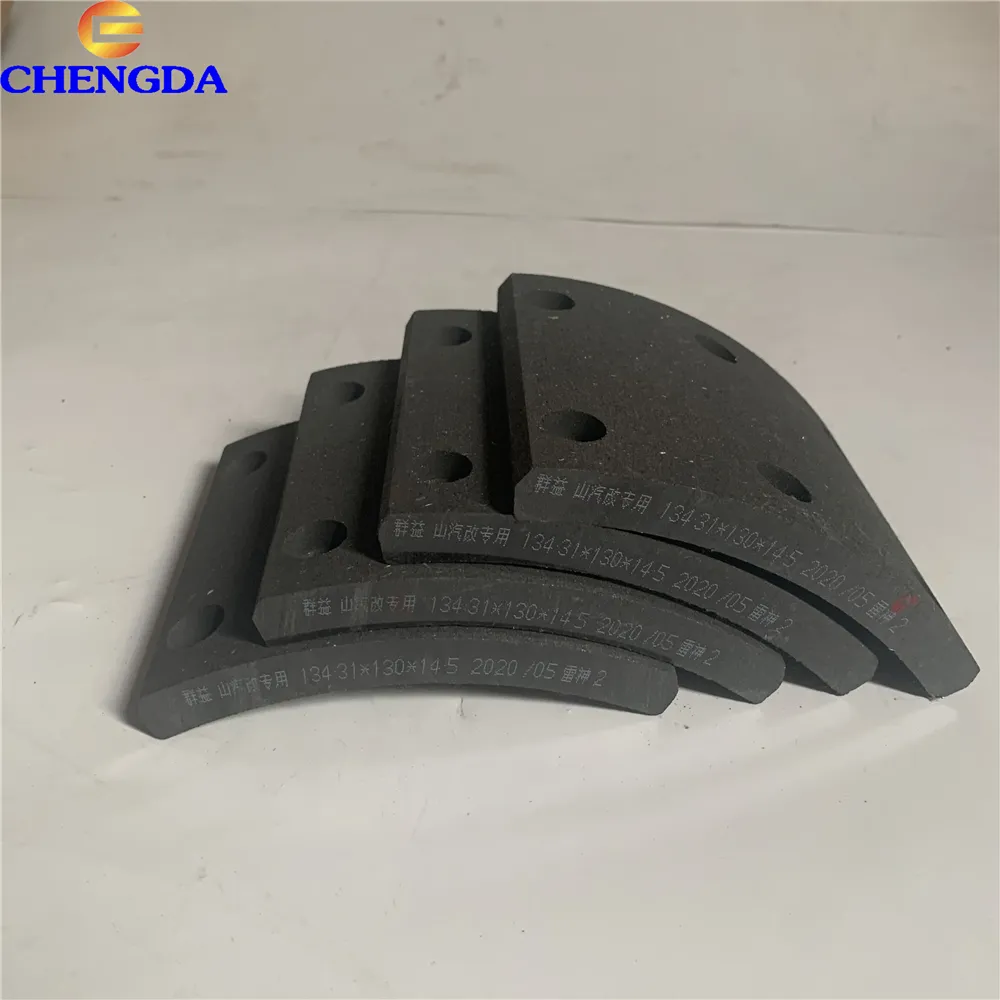 China Howo Truck Brake Shoes Brake Pads Truck Spare Parts