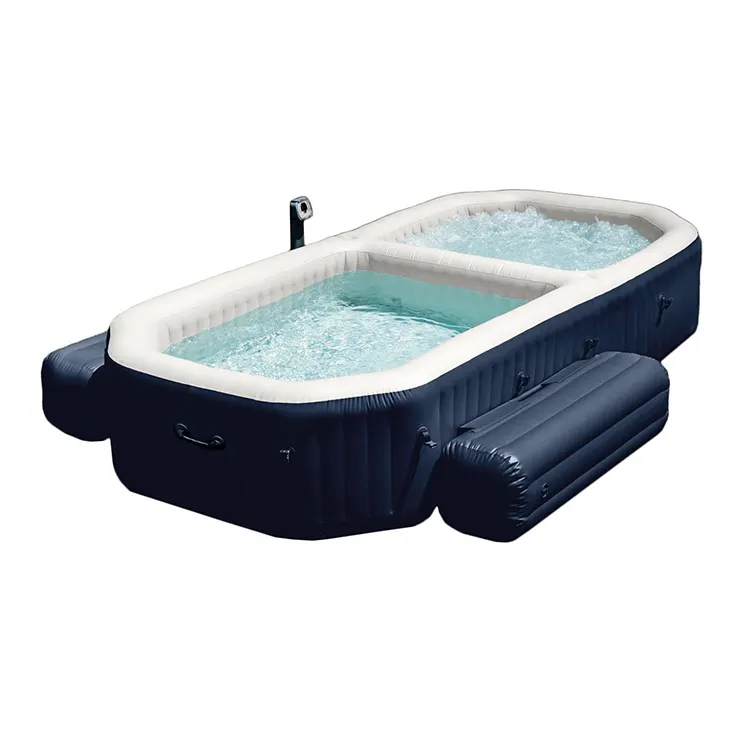 4-6 Person Inflatable Spa Hot Tub Adjustable Temperature Spa Bathtub Hot Tub