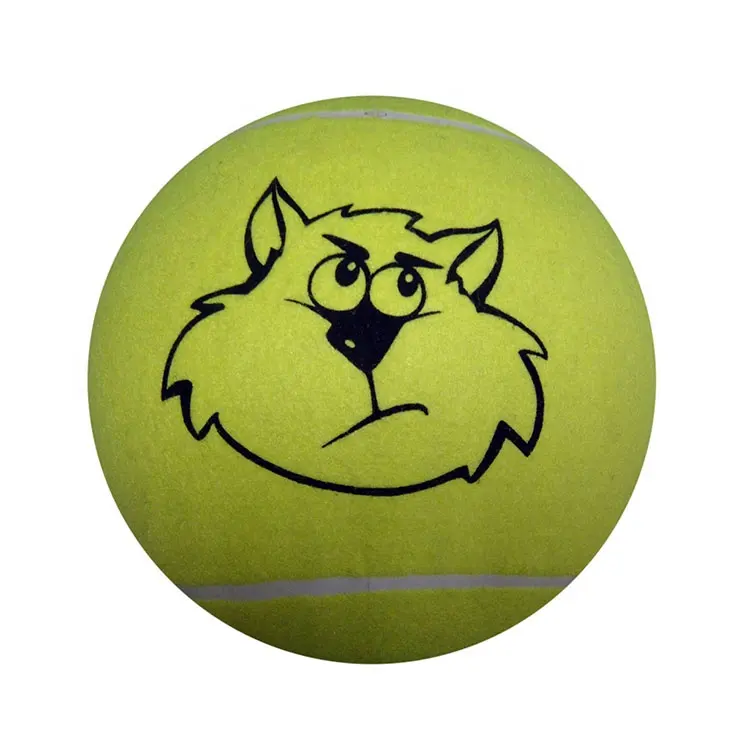 Custom 9.5 inches large Dog tennis ball for sales