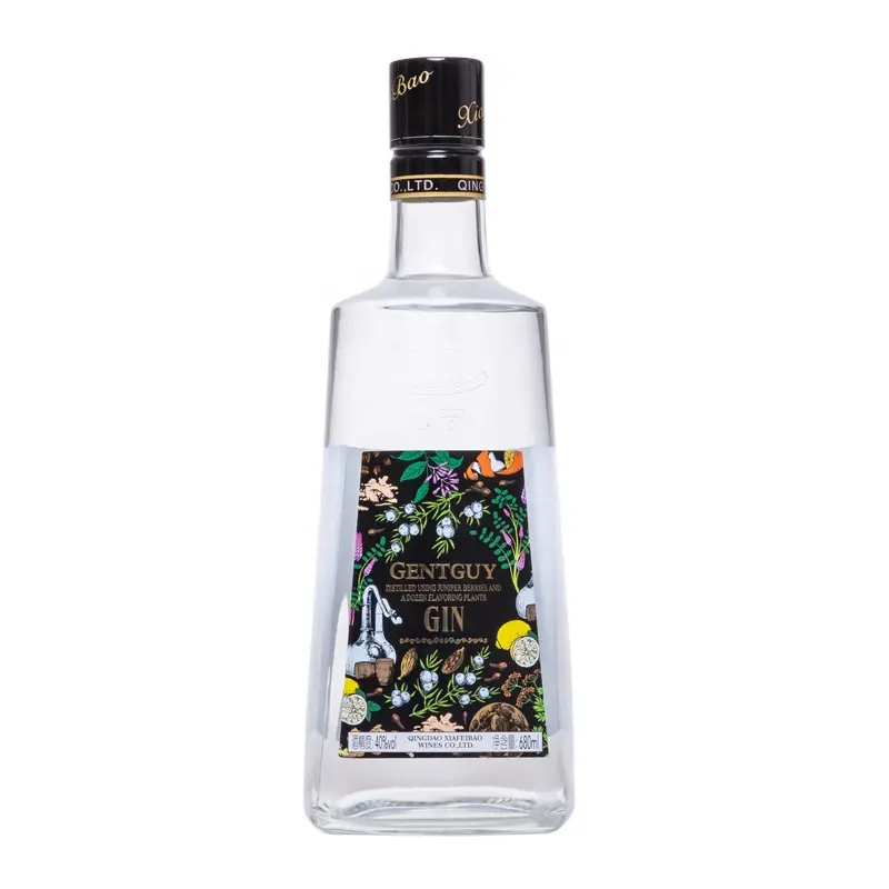 Qingdao Export Gentguy Gin Precision 40 Degrees 680ml