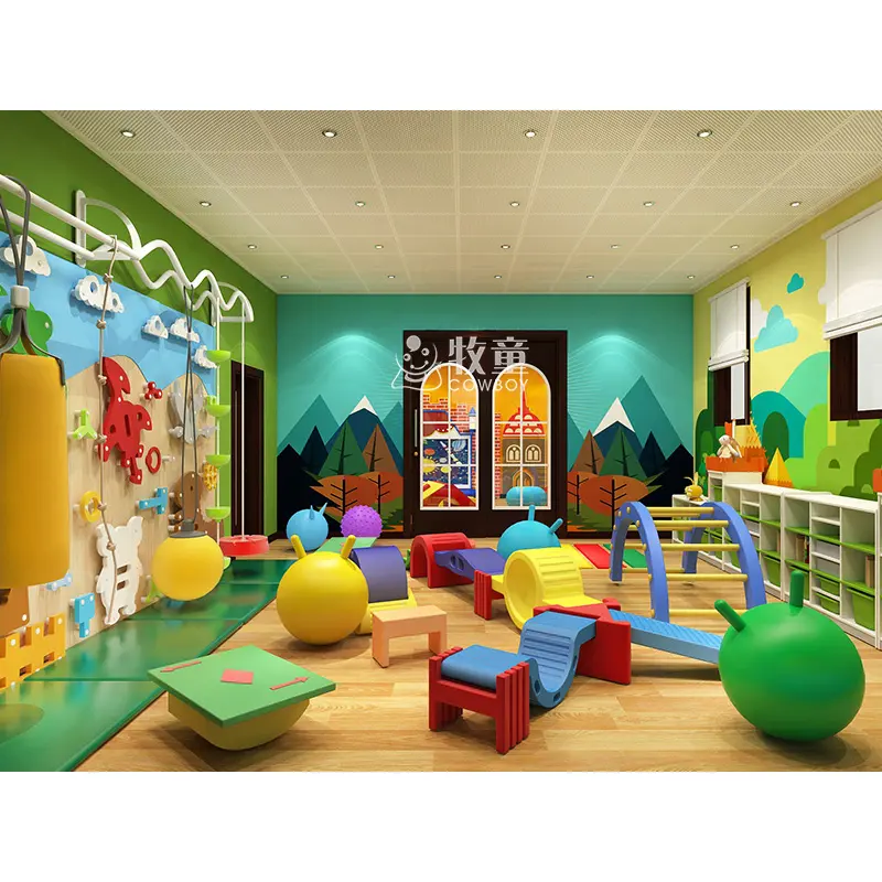 COWBOY Wood Children Furniture Children Table School Furniture Price Kids Activity Room Equipment