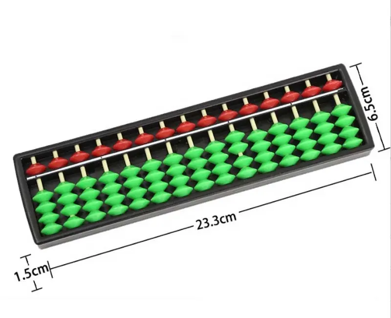 Новинка 2023, пластиковый Абакус, 15 цифр, арифметический инструмент, Детская математическая помощь, игрушки-какулирующие