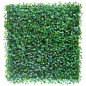 DD870   50*50cm Lawn Plastic Hanging Artificial Plant Grass Wall for Wall Decoration Artificial Plant Wall Boxwood Panels