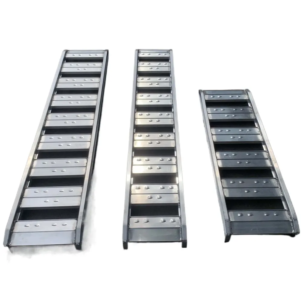 Professional manufacturer Cost effective aluminum loading ramp for trailer  mini excavator and agricultural machine