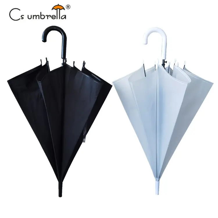 YS-1108 Фабрика оптовая продажа рекламные зонтики логотипа по требованию заказчика пластиковая труба ручка из стекловолокна Длинные ребра прямой зонтик
