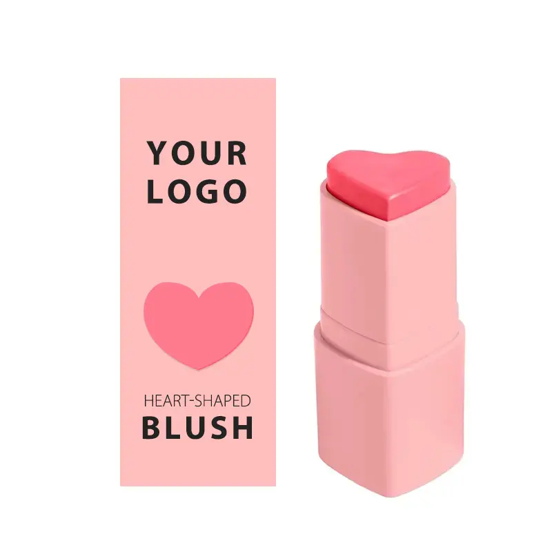 2022 OEM Cosmetics heart-shaped stick light and airy limited-edition Valentine's Collection Cheeks Blush Stick Trio