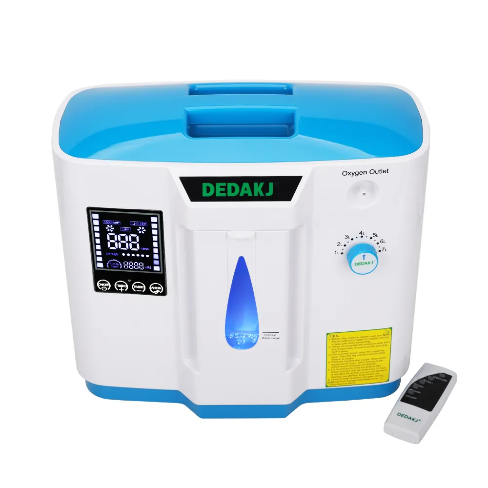 DEDAKJ-1B CE ISO approved 2020 hot Sale Mini Portable oxygen concentrator 5L 8L 9L 10L oxygen concentrator 90%