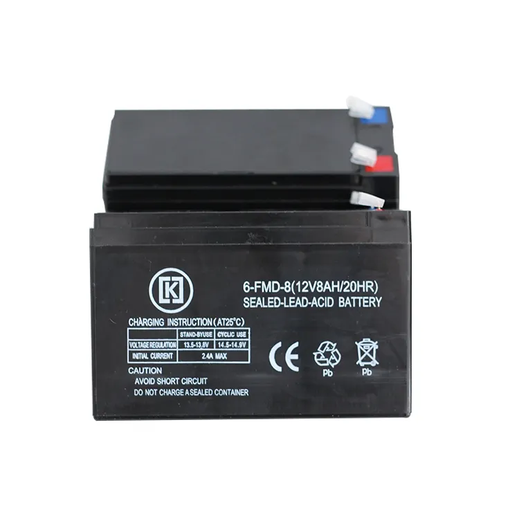 Battery Hot Sale At Low Prices 12V 8AH Vrla Free Maintenance Deep Cycle UPS Lead Acid Batteries