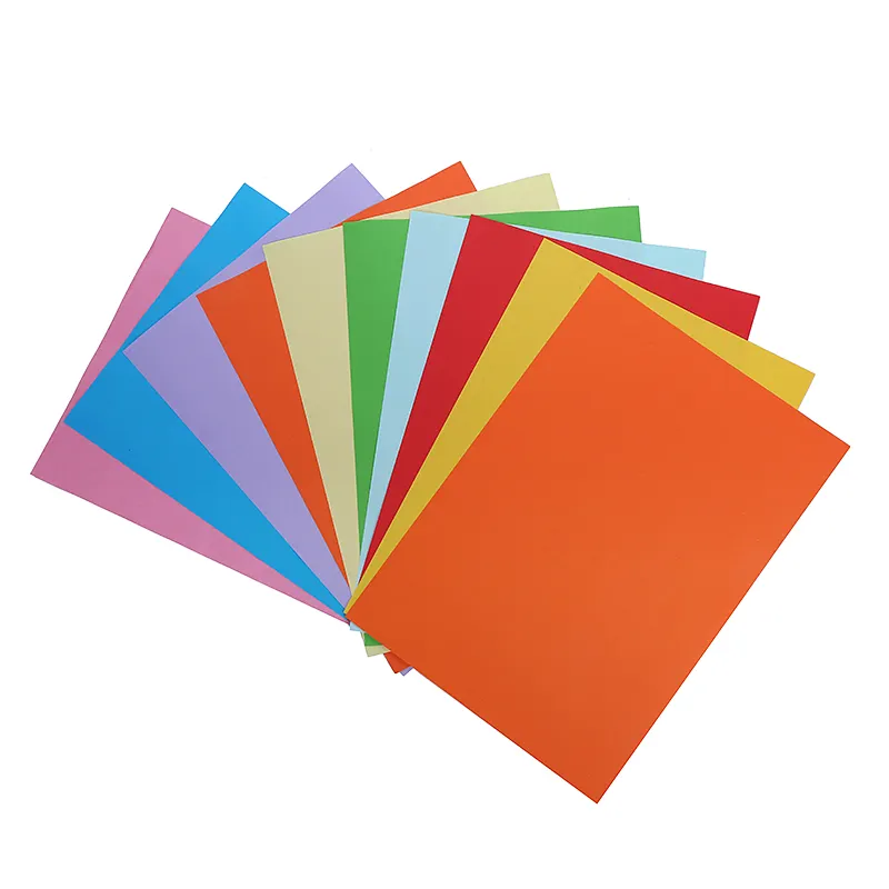80gsm Multipurpose Colored Copy Paper 100 sheets per ream Multicolor Printing A4 Paper
