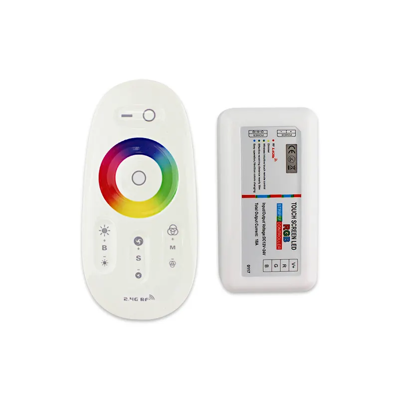 DC12V~24V 2.4G RF Touch RGB PWM RF 2.4G RGB Touch Screen LED Controller For LED RGB Strip Light