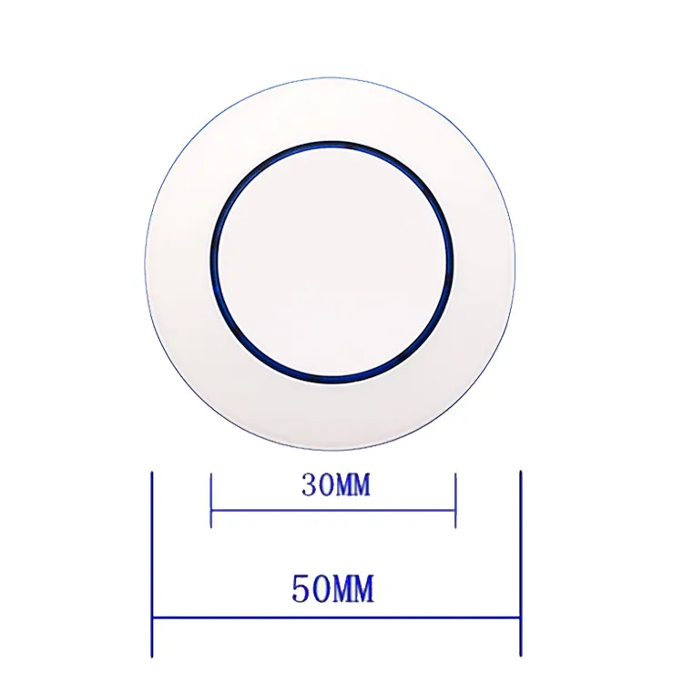 AB215 New design white single button round wireless remote control