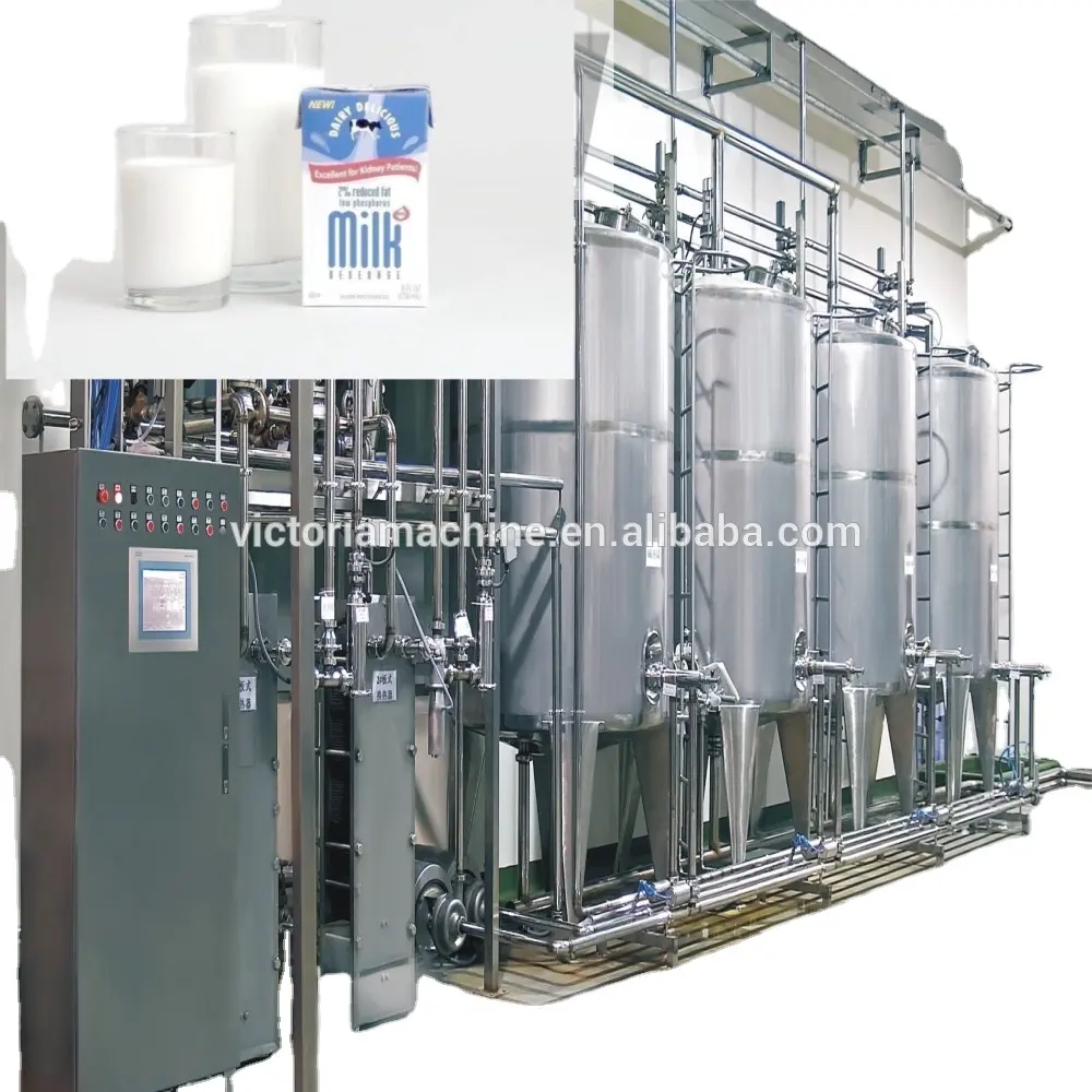 SHV fully automatic OEM milk making machine price UHT milk processing line