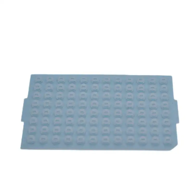 lab supplies 96 Deep Well Silicone PCR Plate Sealing Mat PCR Plate Cover