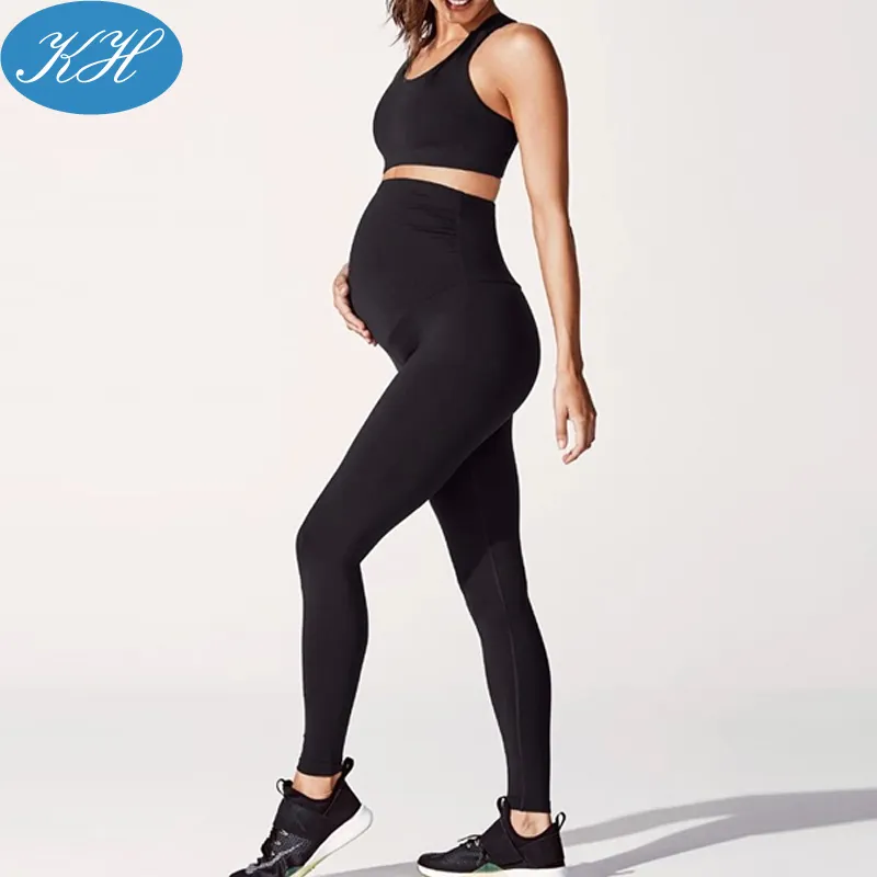 OEM Custom Pregnancy Clothes Fitness Sports Yoga Workout Maternity sportwear leggings