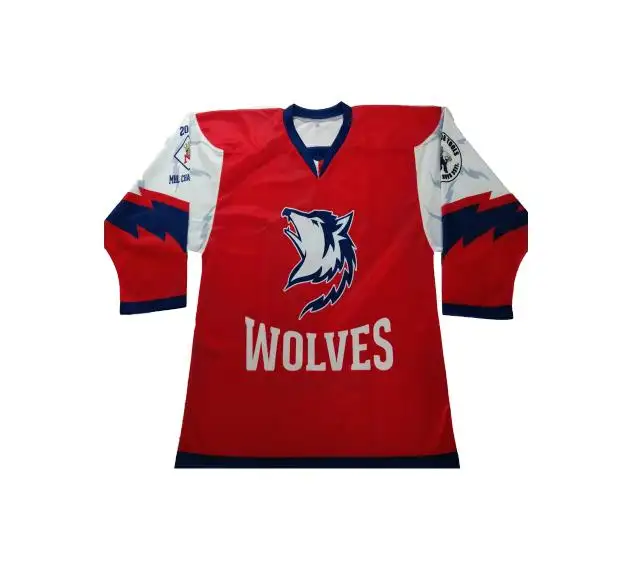 custom high quality cheap reversible sublimation printing practice ice hockey jerseys