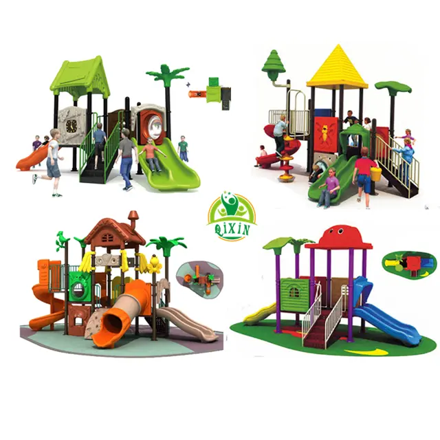 Outdoor games amusement park outdoor kids play equipment plastic playground