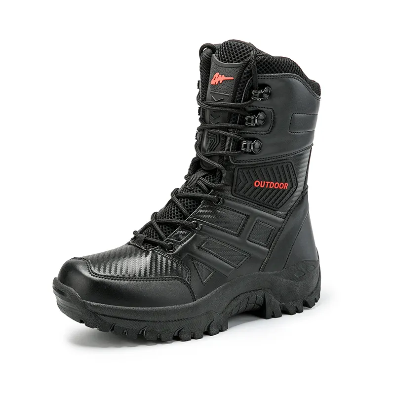 Men's Military Boots Combat Outdoor Water Resistant Work Boots