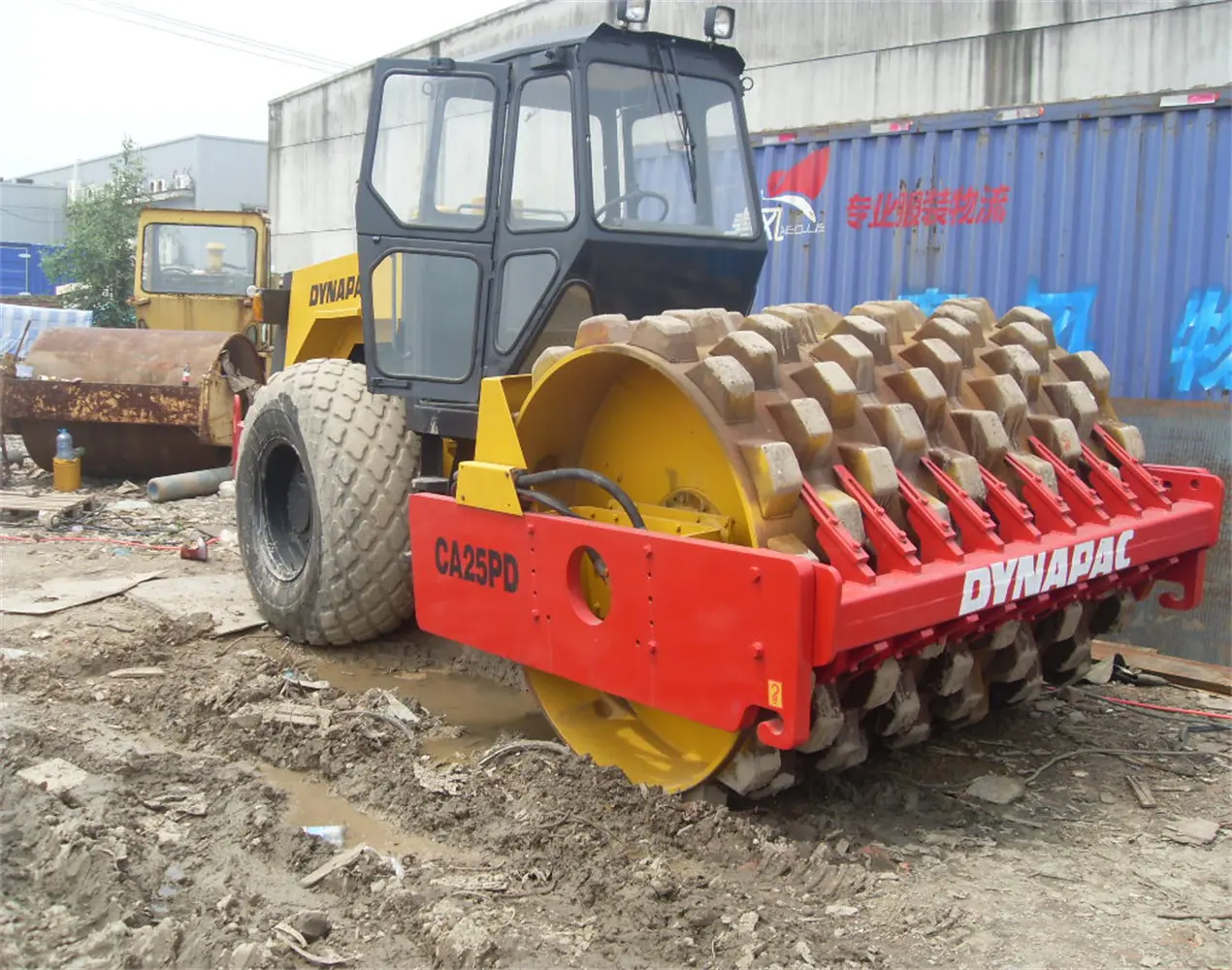 Used Dynapac CA25D road roller Secondhand 13Ton CA25D soil compactor