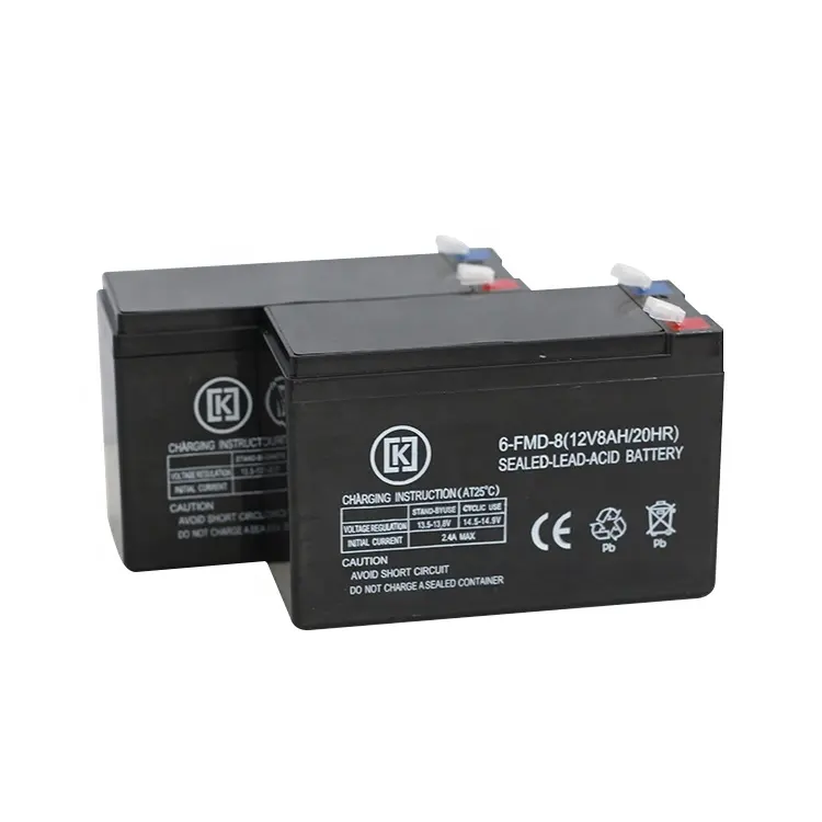 12volt 12ah 20hr sealed valve-regulated 12v 8ah lead acid agm battery for security system