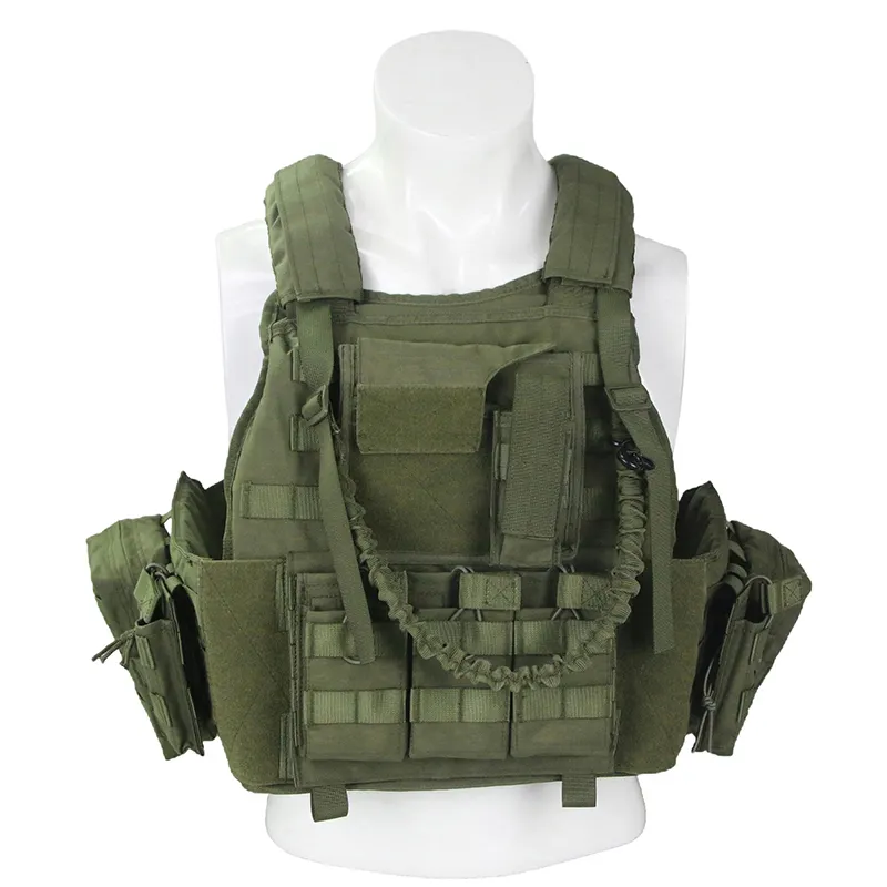 Tactical Safety Molle Pouches Military Plate Carrier Vest