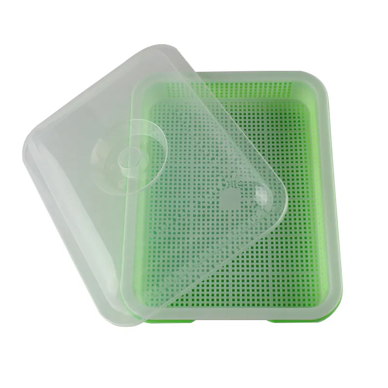 High Quality Wholesale Floating White Layer Sprouts Plastic Seedling Trays For Agricultural With Cover