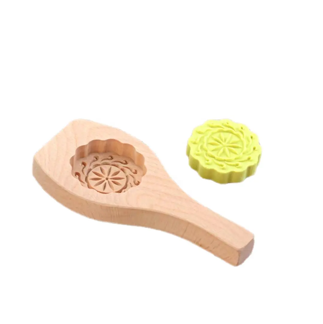 Handmade wooden moon cake moulds/factory customized wooden moulds, snacks, butter wooden moulds