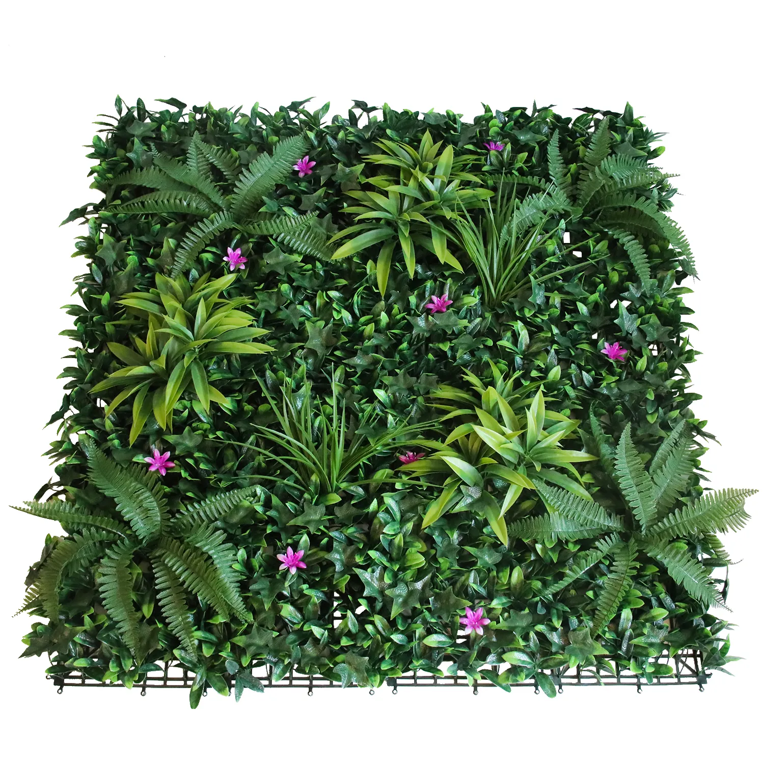 Artificial Plant Wall Pq17 Customized Foliage Wall Plastic Leaf Panel Boxwood Hedge Artificial Green Grass Wall For Vertical Garden Decor