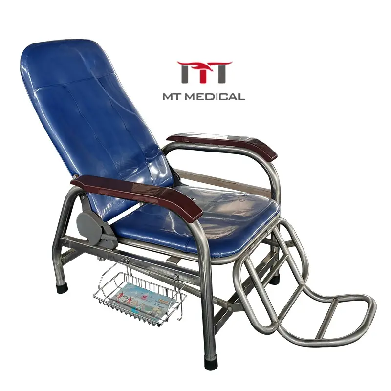 MT MEDICAL Adjustable Hospital PU Waiting Patient Transfusion Room Chairs IV Infusion Chair
