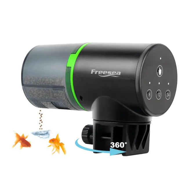 Автоматическая кормушка для аквариума FREESEA, таймер для отпуска, Электрический Регулируемый Автоматический Дозатор для рыбы