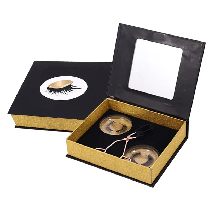 New Custom Design soft magnetic quantum eyelash Cheaper Price soft quantum eyelash quantum mink lash set with glue