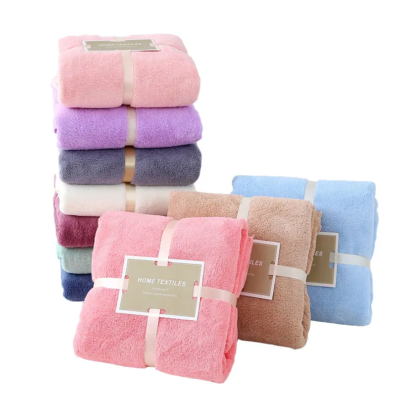 High Quality High Density Coral Absorbent Towel Coralline Set