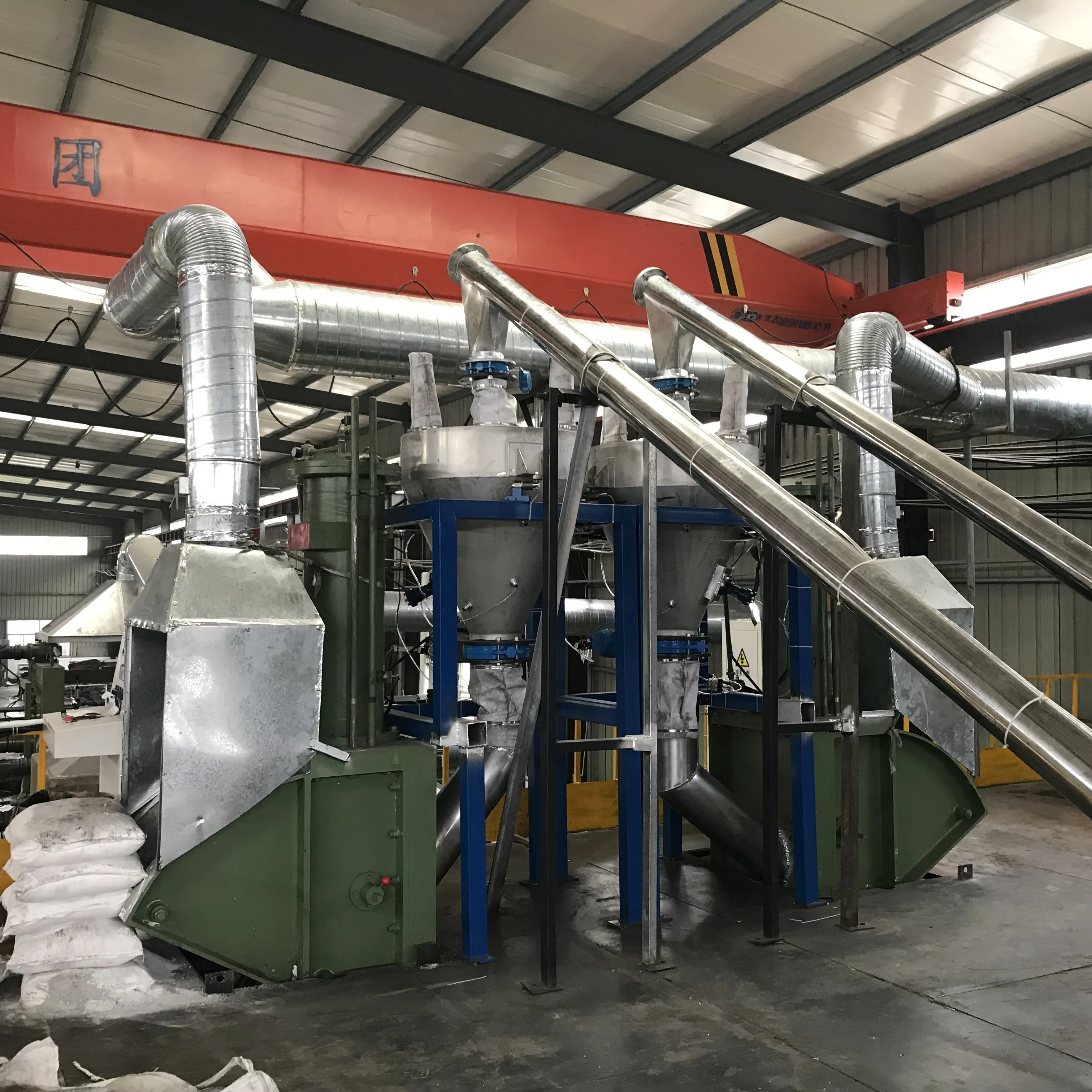 Automatic feeding dosing mixing conveying system for mixer and extruder Weighing scale system Powder mixer Screw conveyor