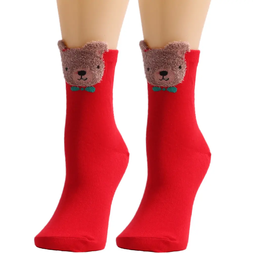 Модные рождественские носки настраиваемые унисекс жаккардовые носки для оптовой продажи