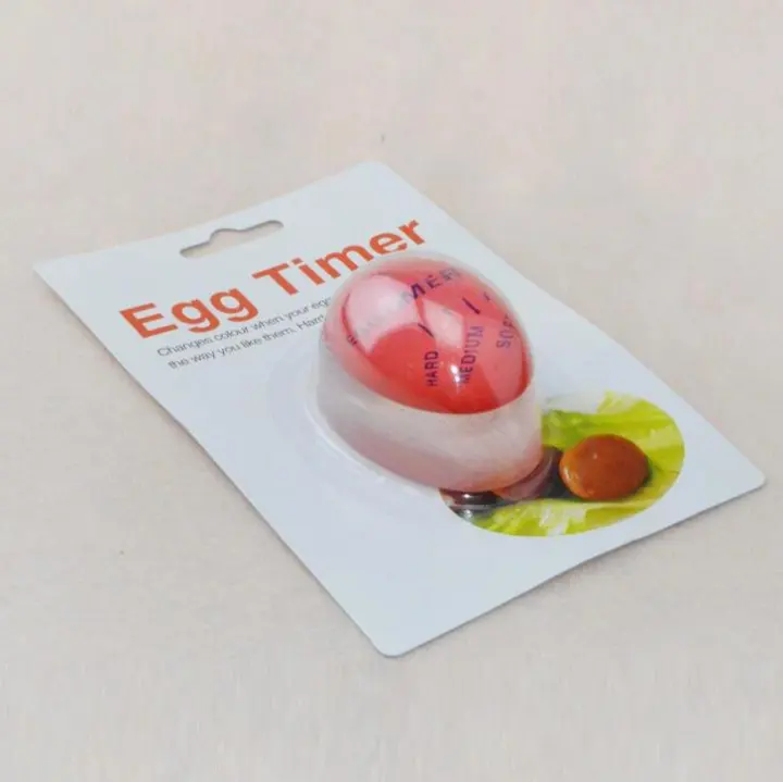 Горячая Распродажа, удивительный кухонный таймер в форме яйца с контролируемым температурным режимом, меняющим цвет