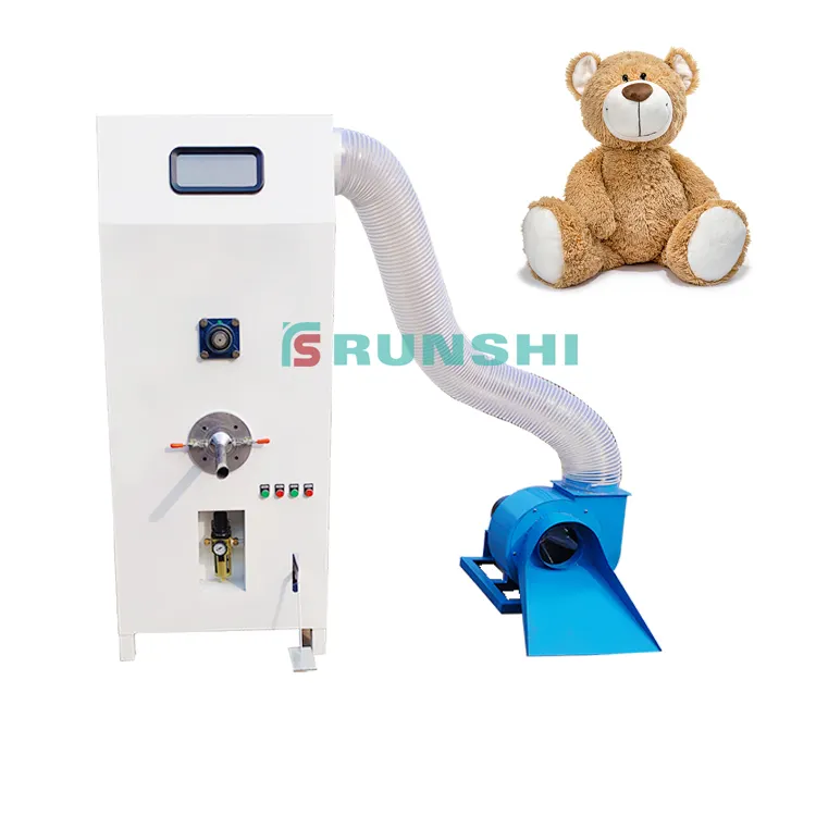Toy Stuffing Machine Automatic Cotton Filling Machine Toy Stuffing Machine Home Textile/ Down Clothes Fiber Filler Machine