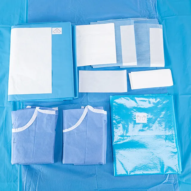 Knee arthroscopy pack Surgical Drape Disposable 35gSMS Or 45gSMS CE Approved Single Operation