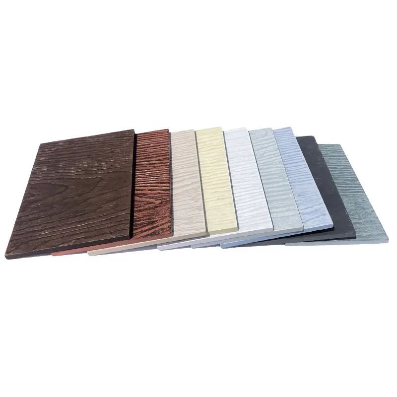 Hight Quality Customized Color Fiber Cement Board Factory OEM ODM Villa exterior wall panel