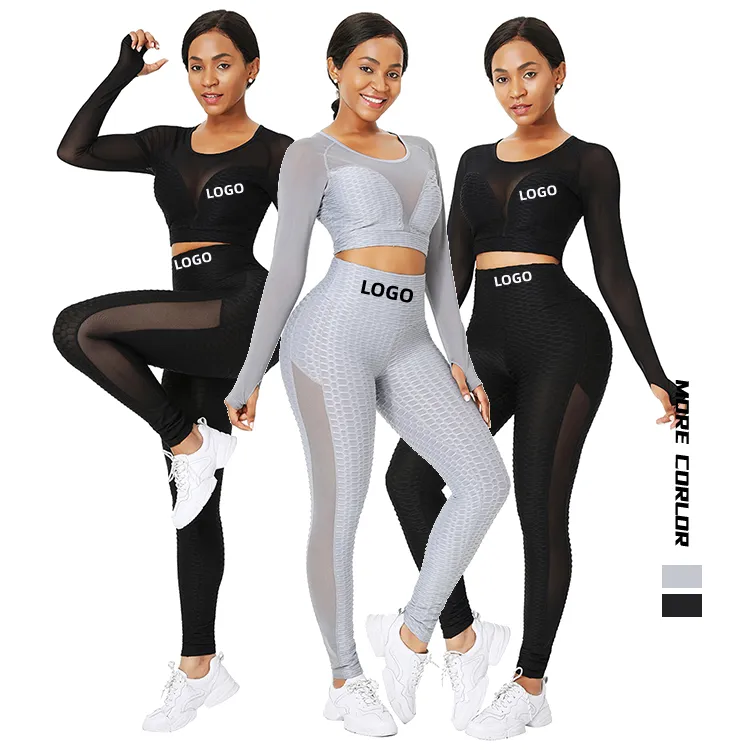 New Fashion Wholesale Yoga Suits Athleisure Fitness Leggings Workout Clothing
