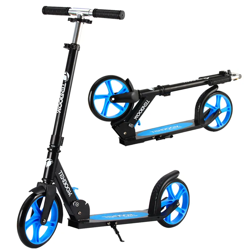 Folding Scooter for Teens/Adult with 3 Adjustment Levels Big Wheels Scooters Adult Scooter up to 220lbs