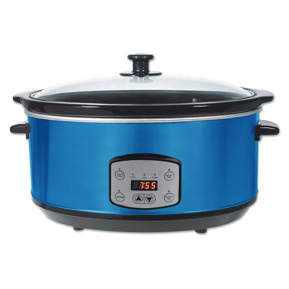 Home applinces slow cooker digital stainless steel big crock pots and slow cookers