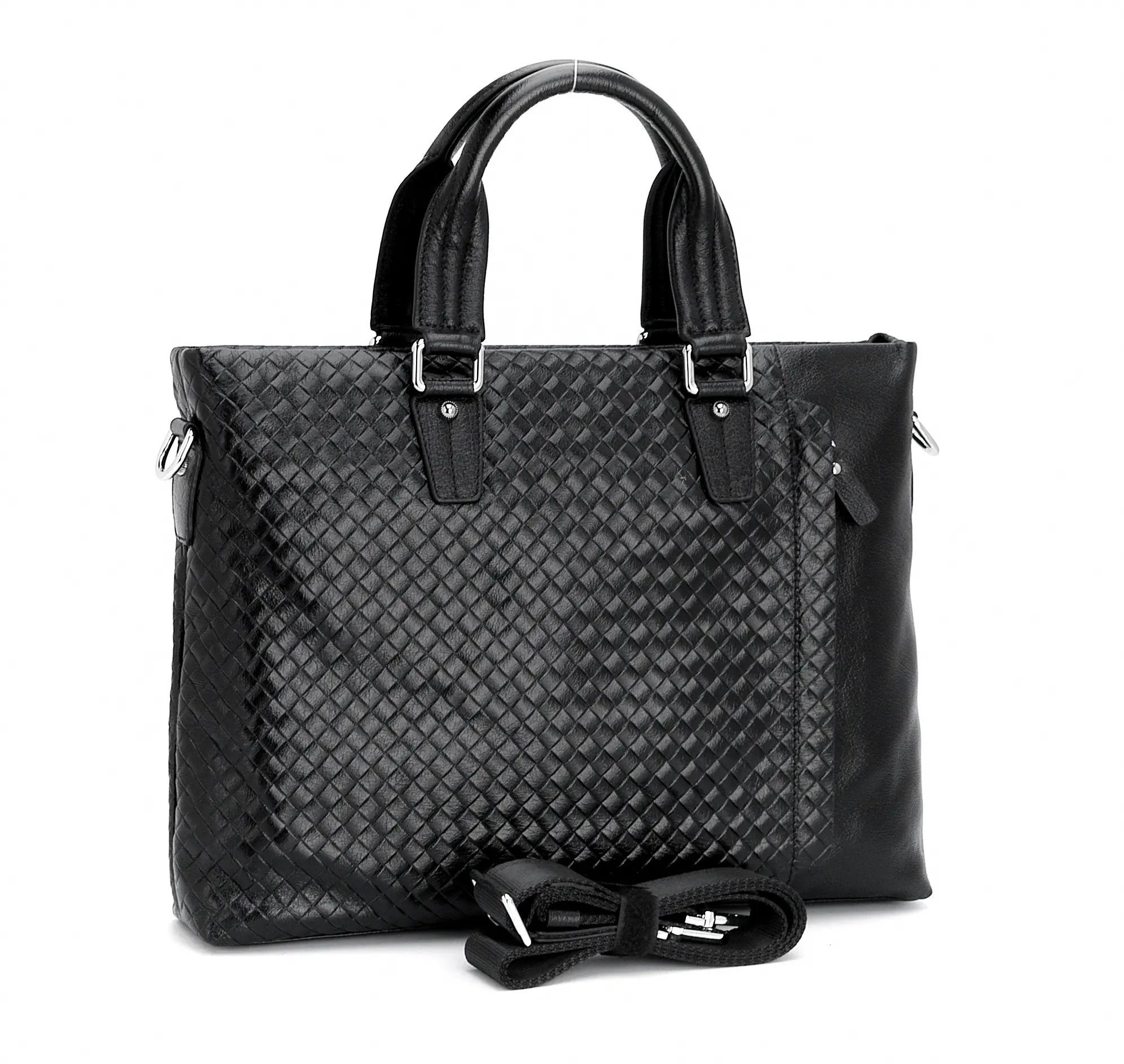 Высококачественный модный деловой портфель SCHLATUM, Офисные сумки 13 дюймов, мужской черный портфель из натуральной кожи