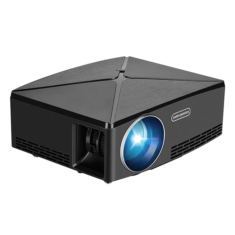 Full Hd High Contrast Lcd Projector For Home Theater Cinema 6500lumens Native 1080p